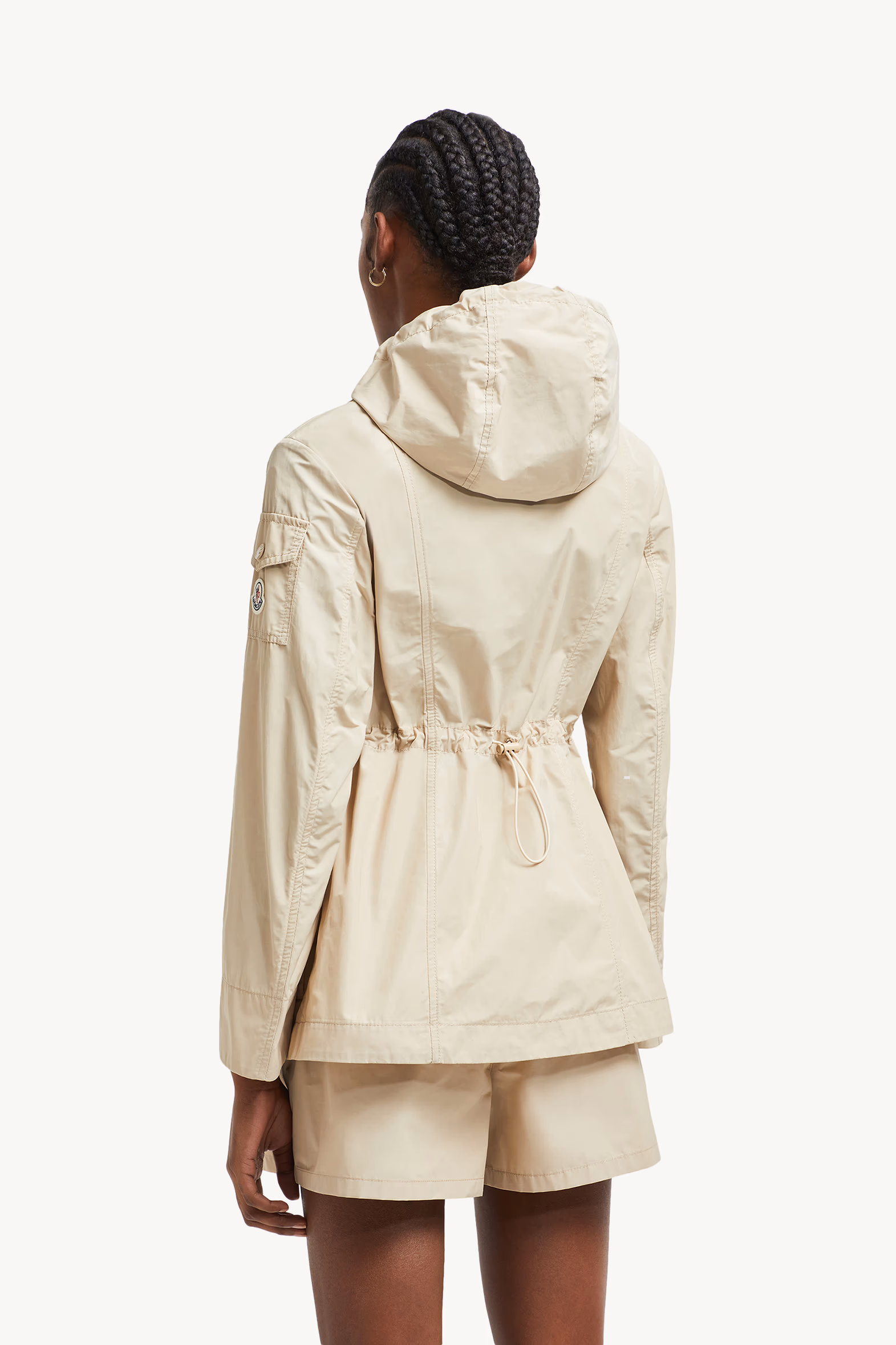 Leandro Hooded Parka Women Beige Moncler 5